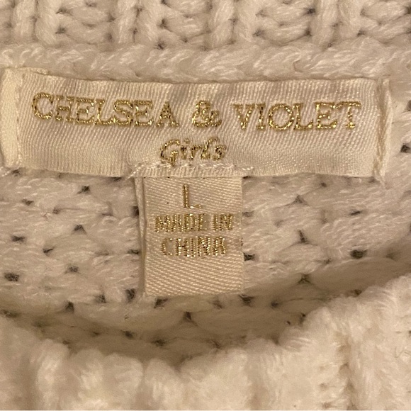 CHELSEA & VIOLET | GIRLSโ STRIPED SWEATER SZ L - Picture 10 of 11